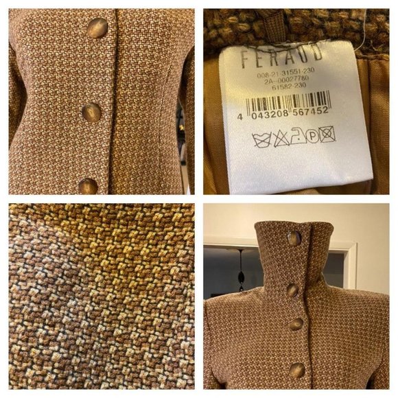 Vintage Mohair/ Virgin Wool/ Angora/ Cashgora 2-piece suit by Feraud - Picture 3 of 3